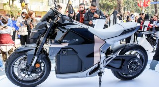 Mô tô điện Honda WN7 lần đầu được trưng bày tại Việt Nam, liệu có mở bán trong nước?